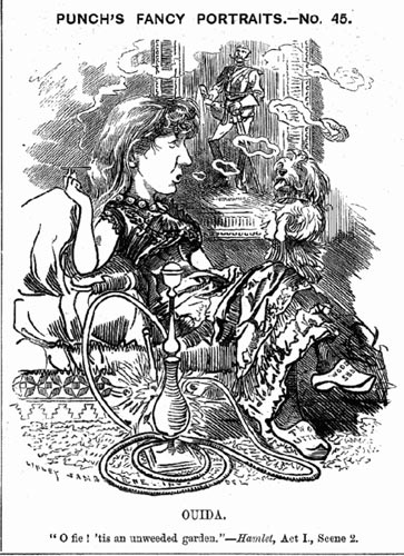 Ouida's caricature 雑誌に描かれたウイダの風刺画