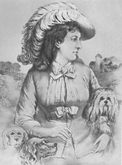 Ouida's portrait ウイダの肖像画