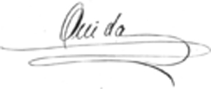 Ouida's signature