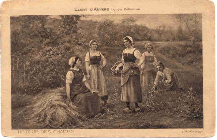 アントワープ郊外の農婦たち